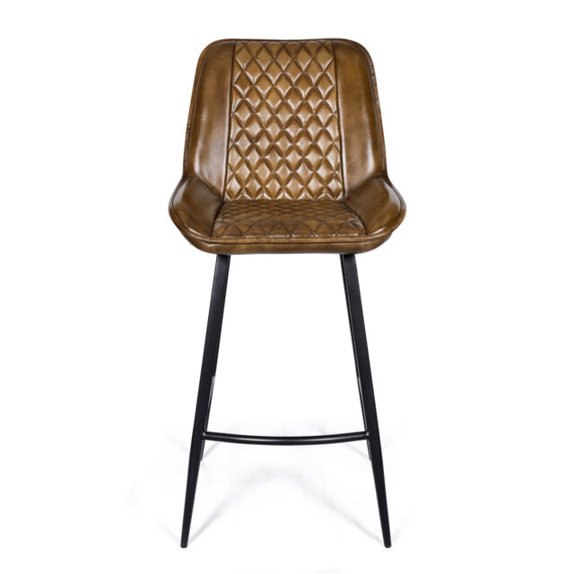 Genuine Leather Bar Stool