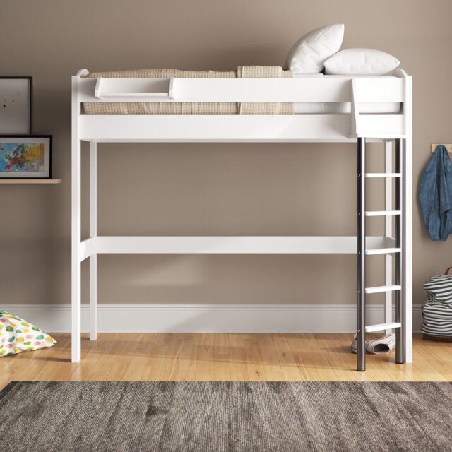 Melodie European Single (90 x 200cm) High Sleeper Loft Bed Bed