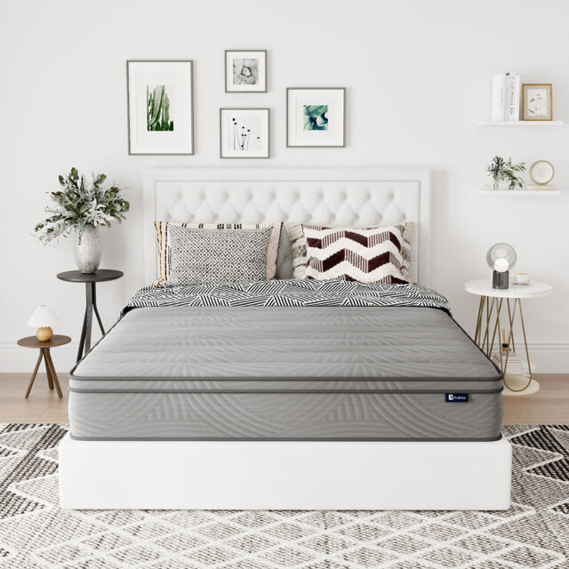 Gavivi 27cm Medium Gel Memory Foam Pocket Sprung Mattress