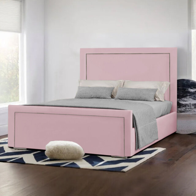 Monaco Studded Bed Upholstered Bed
