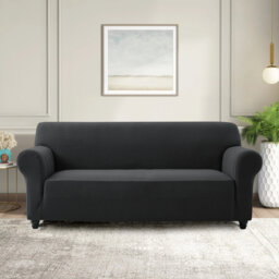 Spandex Stretch Sofa Cover - Jacquard Pattern Sofa Slipcover & Furniture Protector