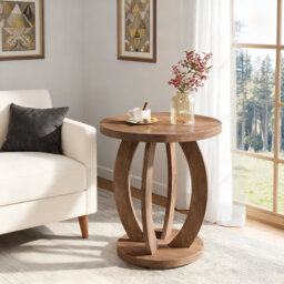 Pedestal End Table