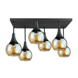 Asa Glass Semi Flush Mount