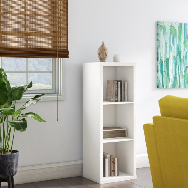 Decorative Storage 3 Cube Bookcase