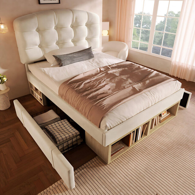 Upholstered Storage Bed
