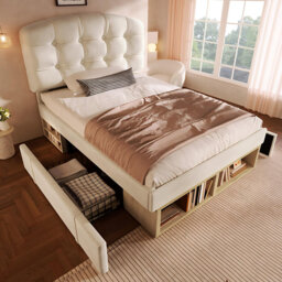 Upholstered Storage Bed