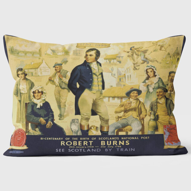 Robert Burns BR (ScR) 1959 - National Railway Museum Cushion