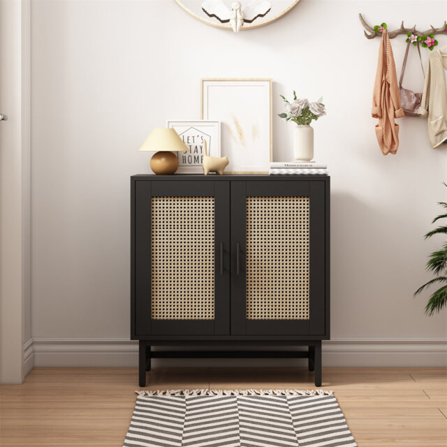 Iron Rectangle Accent Cabinet