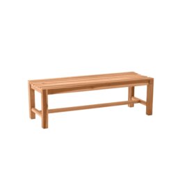 Hermilda Solid Wood Teak Outdoor Bench