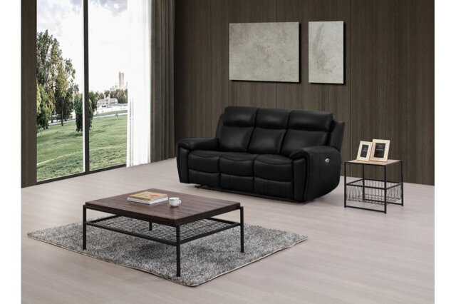 Annecy Genuine Leather Electric Power Recliner 3 Seater