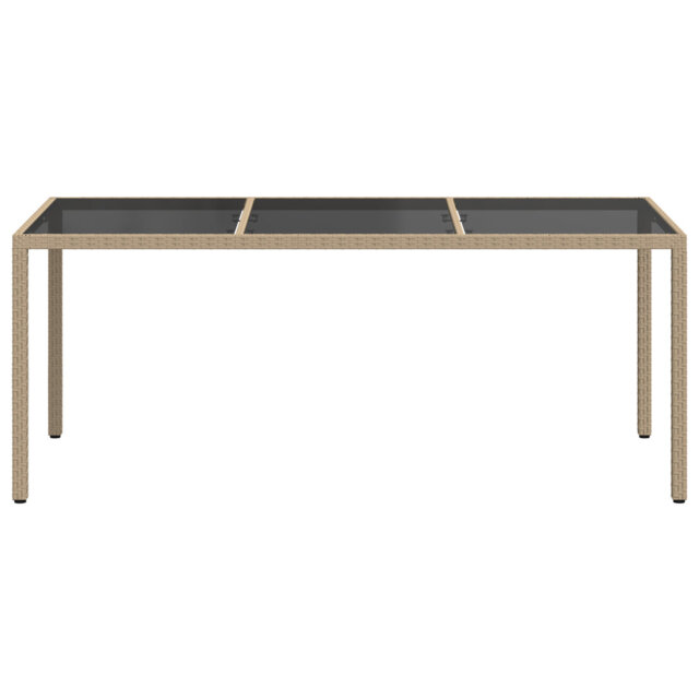 Castora Rectangular Metal Outdoor Dining Table , cm W 100cm cm D