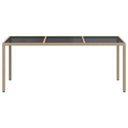 Castora Rectangular Metal Outdoor Dining Table , cm W 100cm cm D