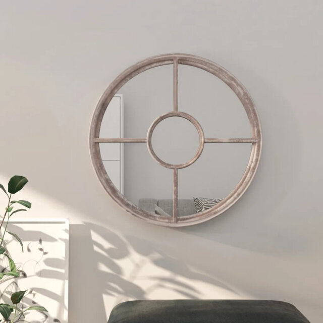 SandpiperCove Metal Flat Wall Mirror