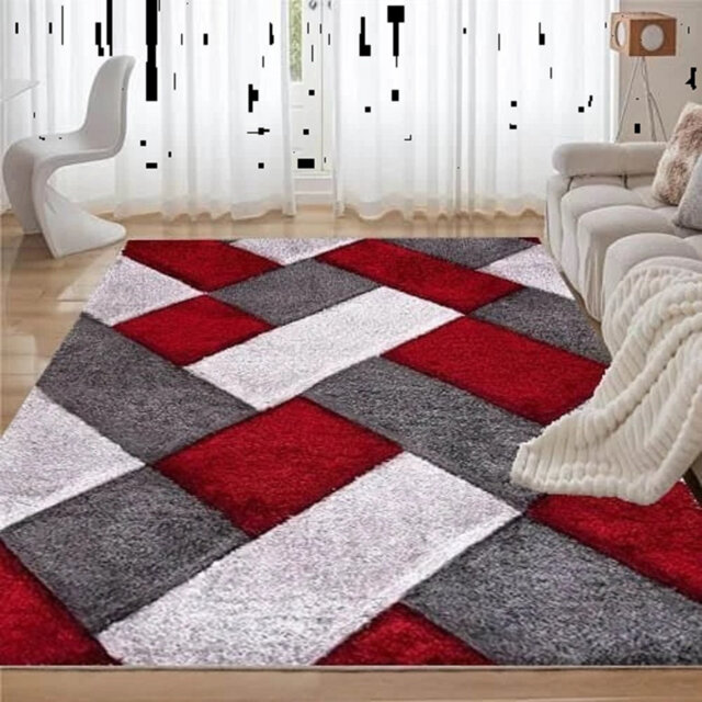 Stylish Large Shaggy Rug Hallway Runner Living Room Bedroom Area Rug Carpet Mat