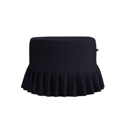 50cm Wide Round Solid Colour Ottoman