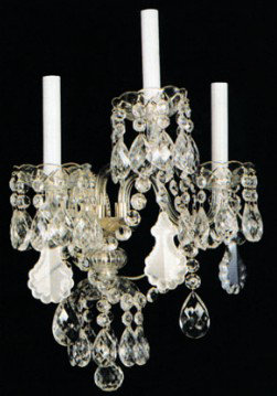 Barhorst Glass Candle Wall Light