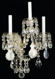 Barhorst Glass Candle Wall Light