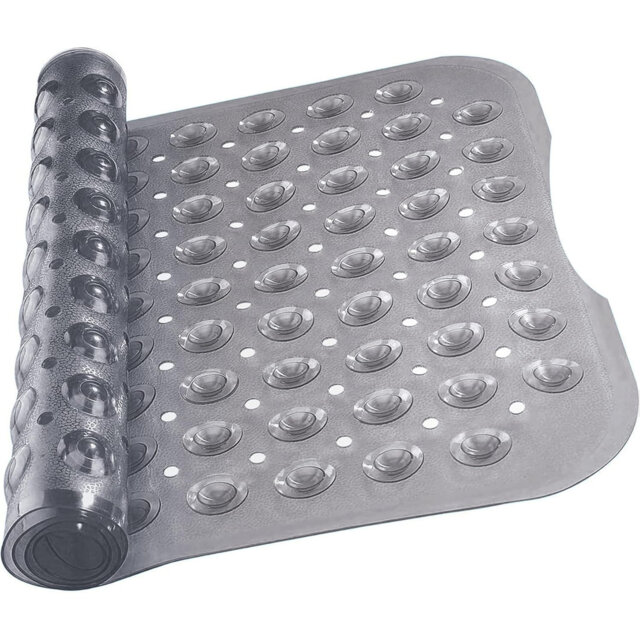 Aspire Homeware Non-Slip Polypropylene Shower Mat with Extra-Thick Suction Cups