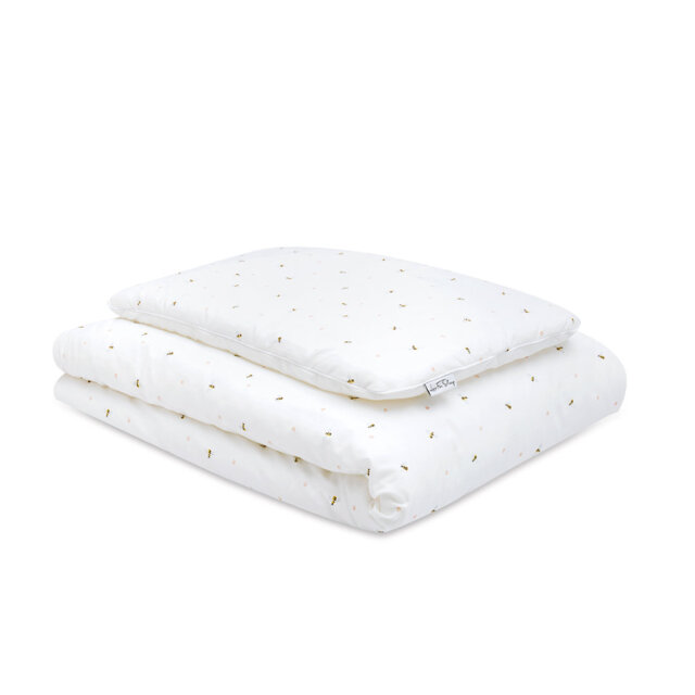 Greenguard Gold Certified Insects Floral Toddler Bedding Set