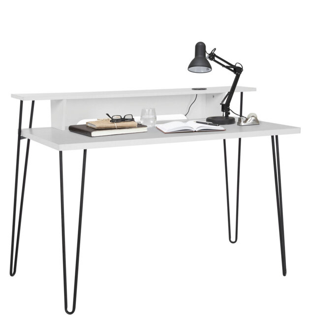 Adkison Metal Base Writing Desk