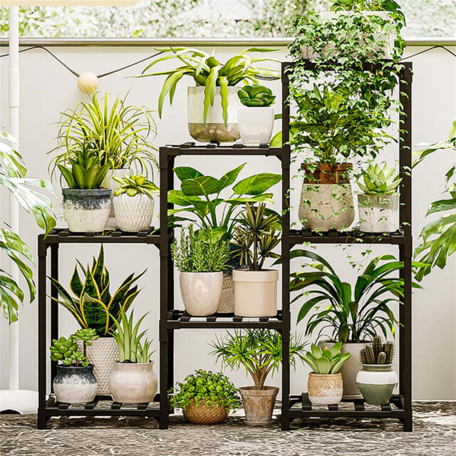 Ladder Plant Stand For Indoor And Outdoor