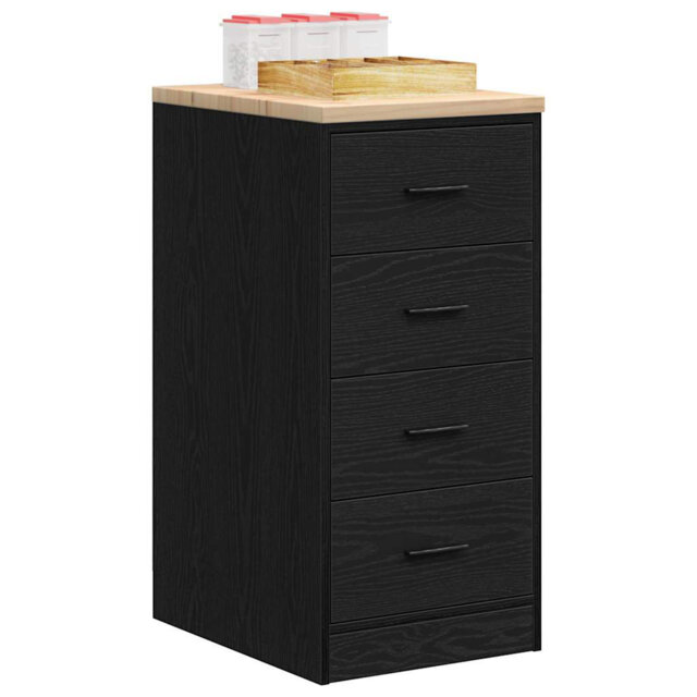 Garage Storage Cabinet Artisan Oak 40X51x85 Cm Solid Wood Pine