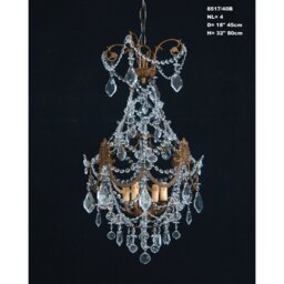 Darr 4 - Light Candle Style Chandelier