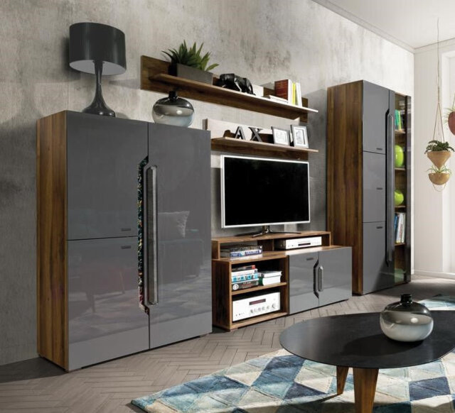 "Mytrell A Entertainment Unit for TVs Up to 55"" - Modern and Functional"