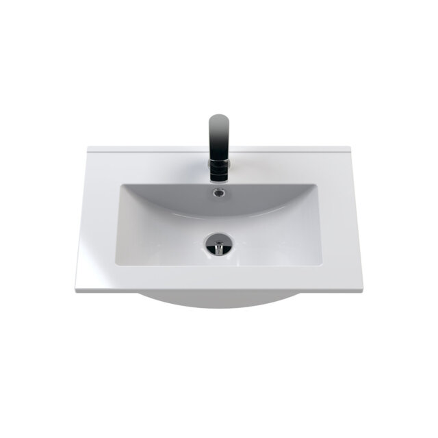 Urban 605mm Single Bathroom Vanity with Integrated Vitreous China Basin