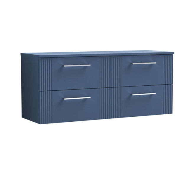Deco 120.5cm Single Bathroom Vanity Base Only in White