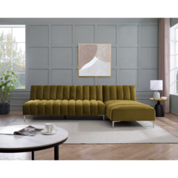 Decato Upholstered Sleeper Corner Sofa