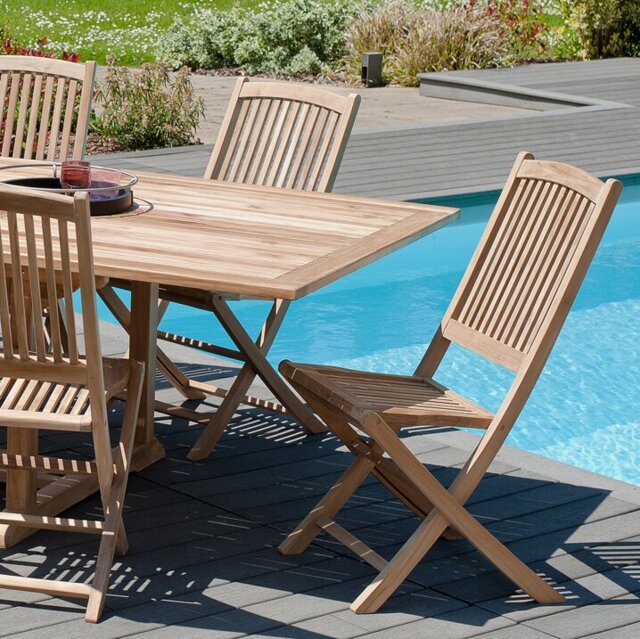 Woehler Folding Garden Chair