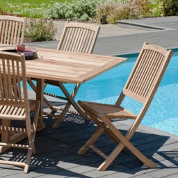 Woehler Folding Garden Chair