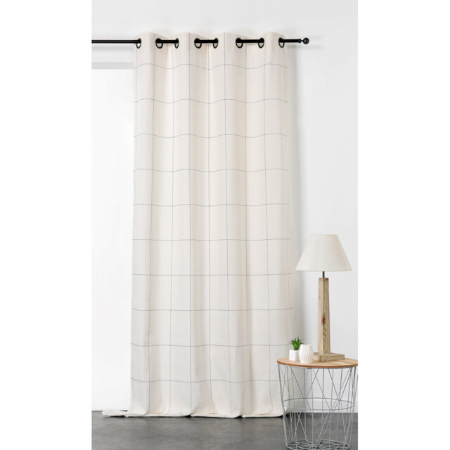 Esmund Juliette Carreau Eyelet Semi Sheer Single Curtain