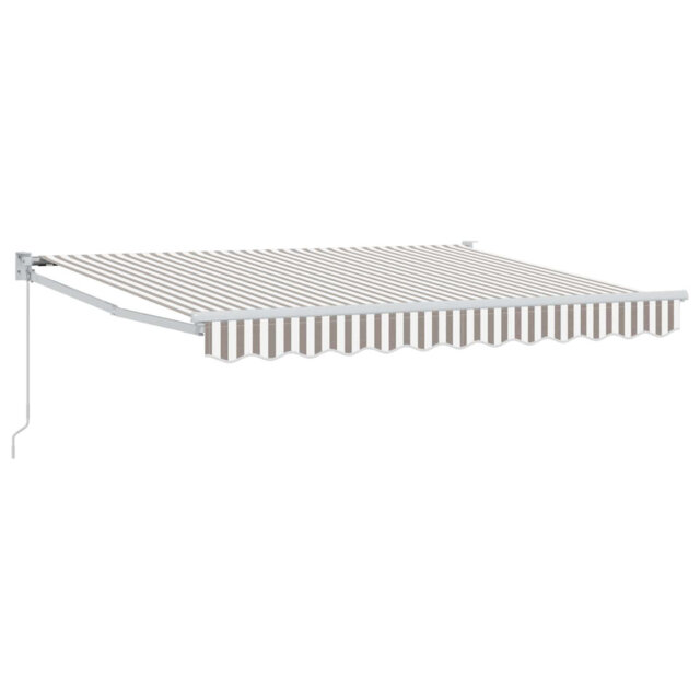VidaXL 200cm D Polyester Cover Retractable Patio Awning