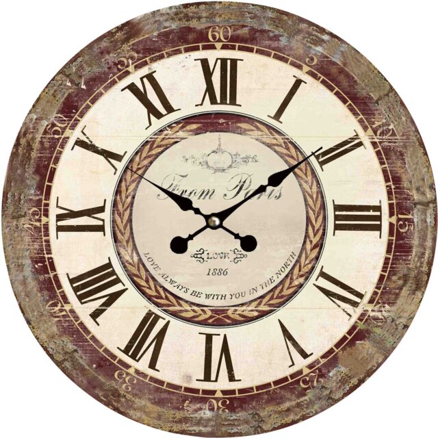Clinger Wood Wall Clock