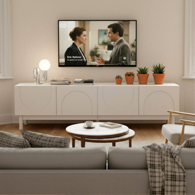 "Unfinished TV Stand for TVs up to 75"""