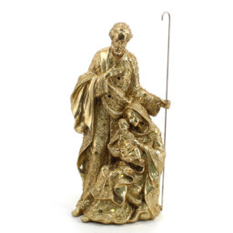 - Figure Birth Jesus Golden resin - Birth Resin Figures for Garden Figure Resin Decoration 46x19x24