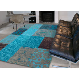 Vintage Turquoise Area Rug