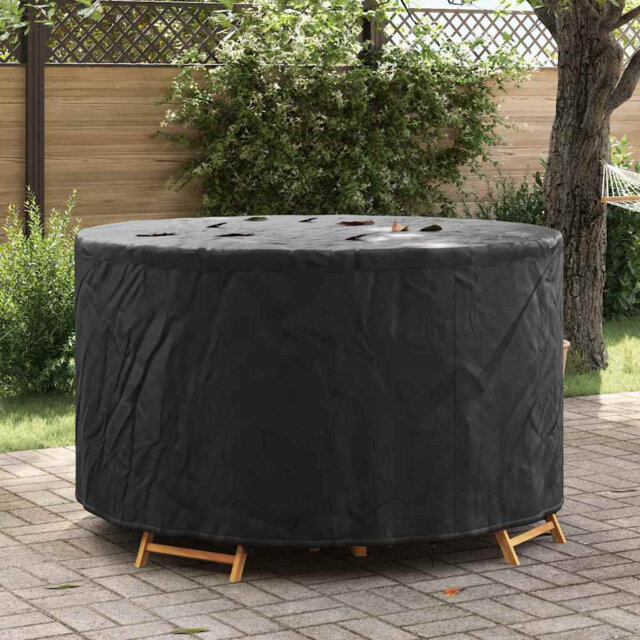 Outdoor Furniture Cover Black 157 X 157 X 71 Cm 210D Fabric