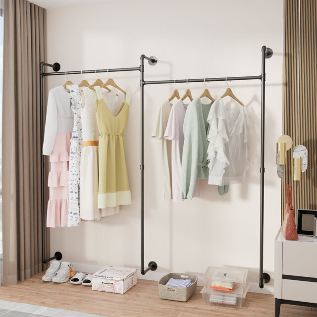 Maggio 205Cm Wall Mounter Clothes Rack