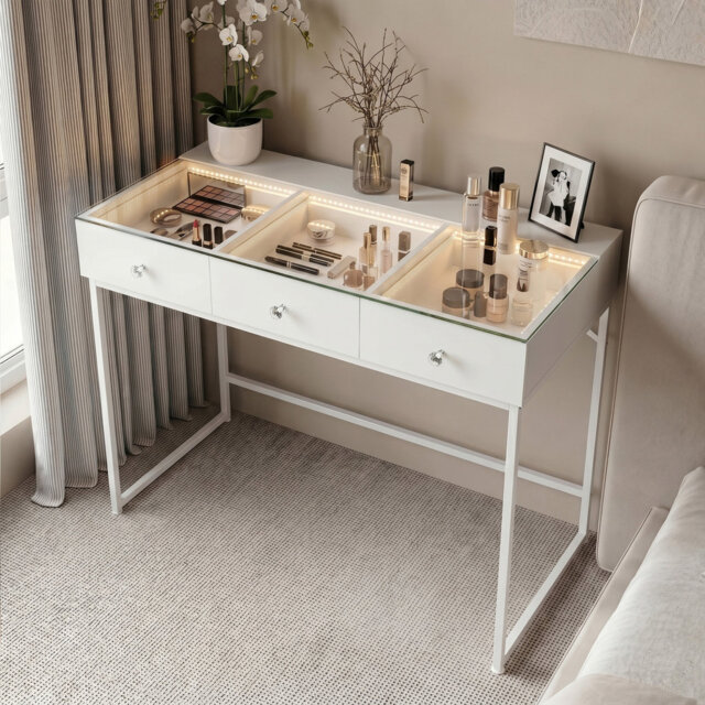 Blina Dressing Table with LED Lights