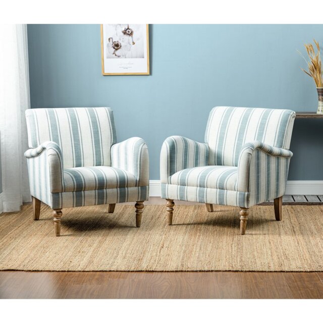 Lila 75 Cm Wide Coastal Farmhouse Armchair