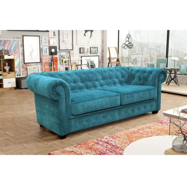 Allegra Chesterfield 3 Seater Sofa