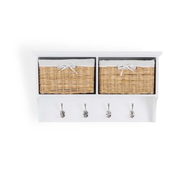 Erica Wall 4 - Hook Wall Mounted Coat Rack