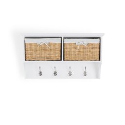 Erica Wall 4 - Hook Wall Mounted Coat Rack
