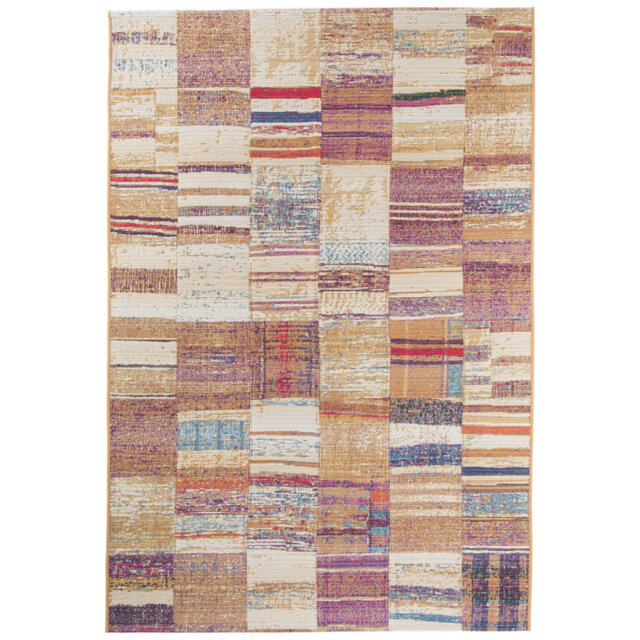 Artis Power Loom Beige/Purple Rug