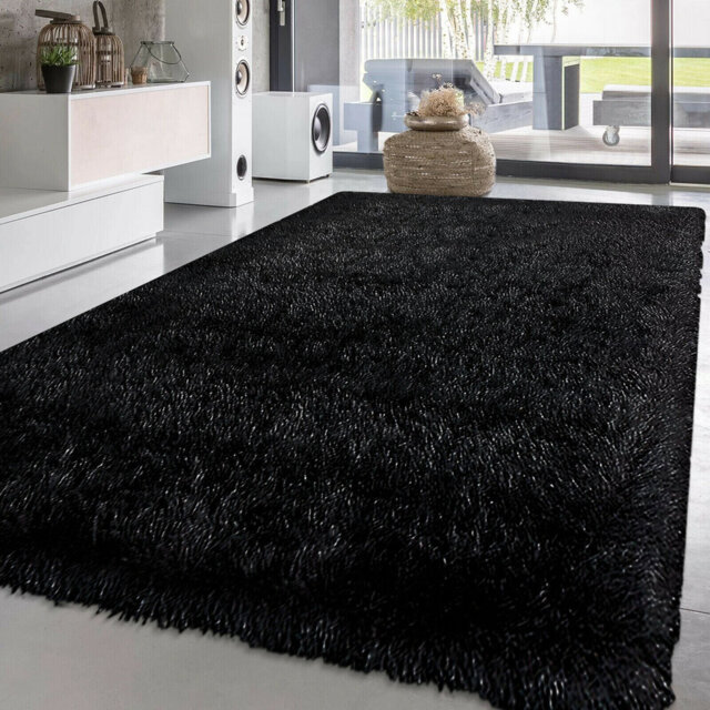 Non-Slip Sparkle Large Anti-Fade Floor Area Rugs Bedroom Dining Room Carpets Mat