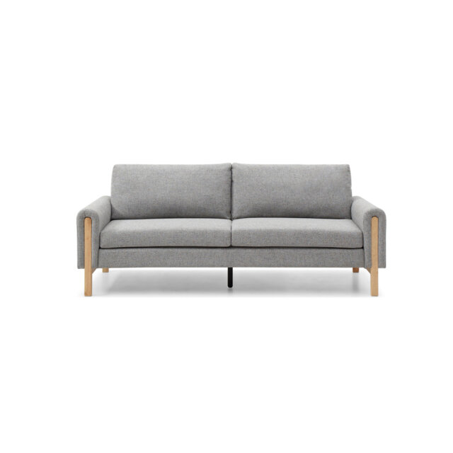 Jeff 3 Seater Twill Textured Weave Sofa Bed
