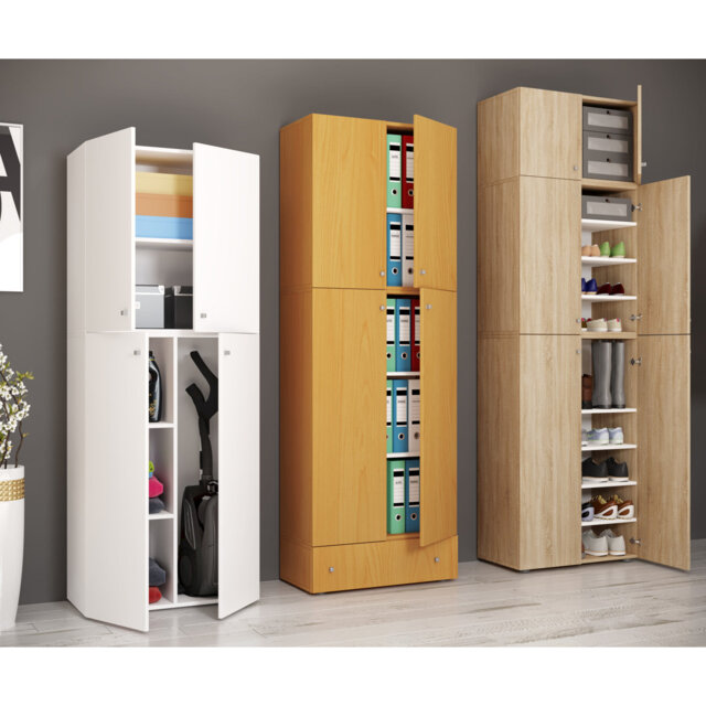 20 Pair Shoe Storage Cabinet
